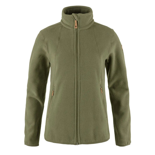 Fjallraven Womens Stina Fleece Green - The Sporting Lodge
