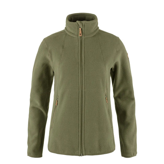 Fjallraven Womens Stina Fleece Green - The Sporting Lodge