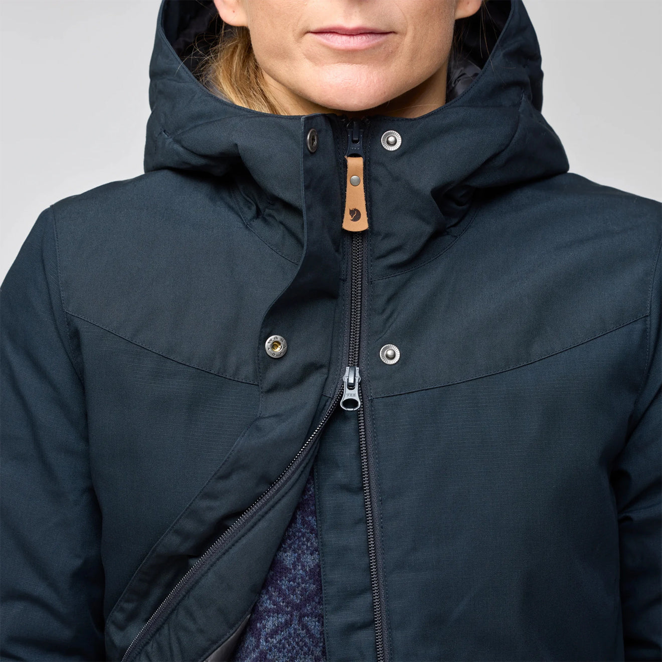 Fjallraven Womens Stina Padded Jacket Dark Navy
