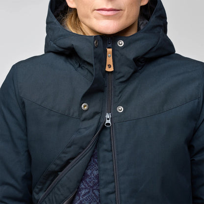 Fjallraven Womens Stina Padded Jacket Dark Navy