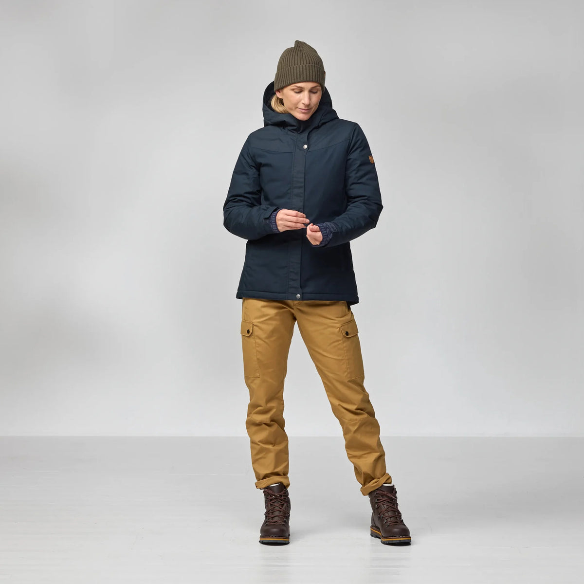 Fjallraven Womens Stina Padded Jacket Green