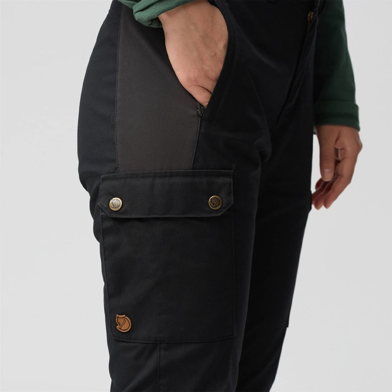 Fjallraven Womens Stina Trousers Short Dark Navy - The Sporting Lodge