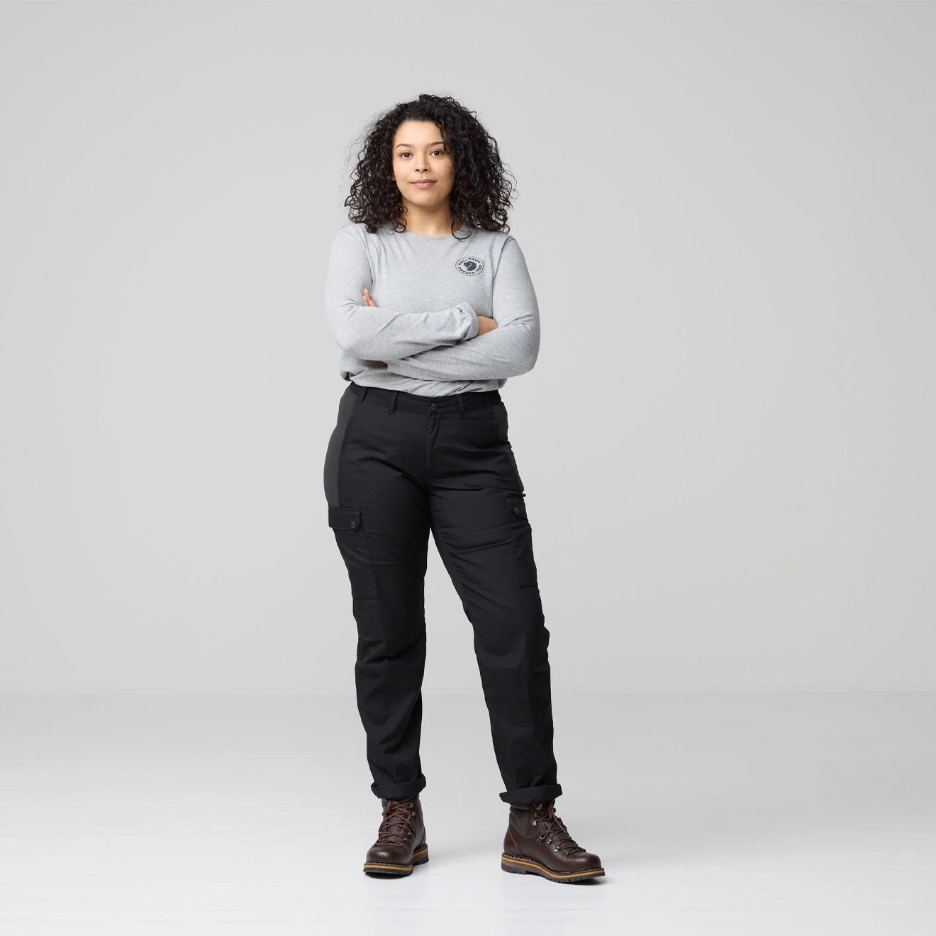 Fjallraven Womens Stina Trousers Short Dark Navy - The Sporting Lodge