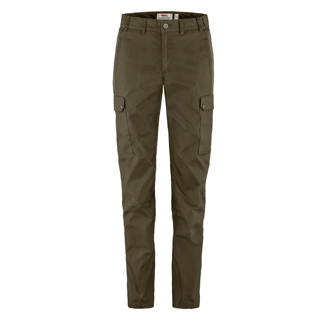 Fjallraven Womens Stina Trousers Short Dark Olive
