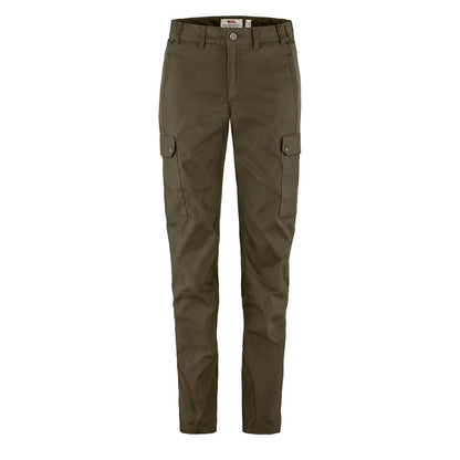 Fjallraven Womens Stina Trousers Short Dark Olive