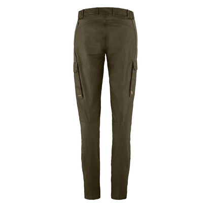 Fjallraven Womens Stina Trousers Short Dark Olive
