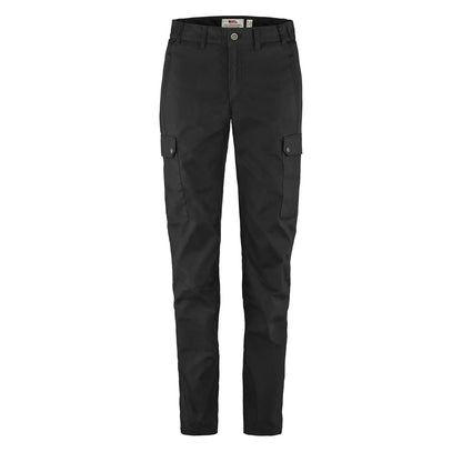 Fjallraven Womens Stina Trousers Short Leg Black - The Sporting Lodge