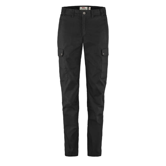 Fjallraven Womens Stina Trousers Short Leg Black - The Sporting Lodge