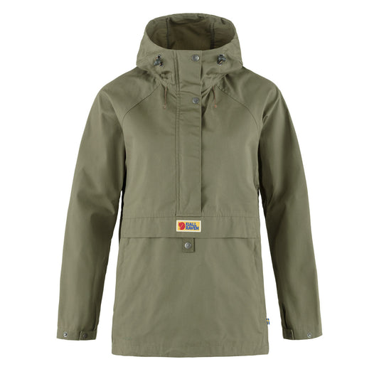 Fjallraven Womens Vardag Anorak Green - The Sporting Lodge
