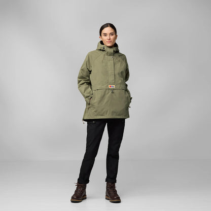 Fjallraven Womens Vardag Anorak Green