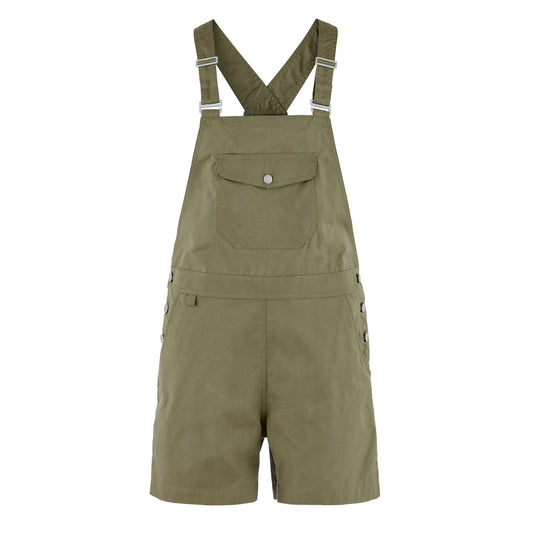 Fjallraven Womens Vardag Dungaree Shorts Green