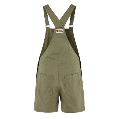 Fjallraven Womens Vardag Dungaree Shorts Green