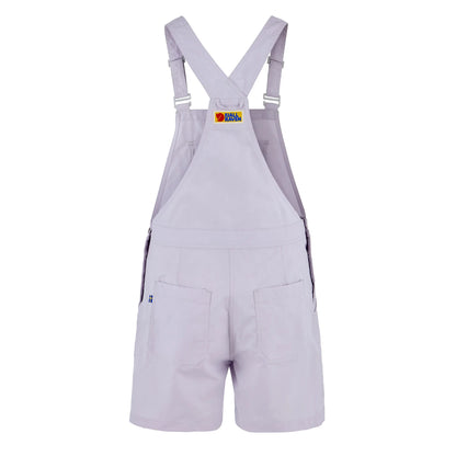 Fjallraven Womens Vardag Dungaree Shorts Lavendar Mist