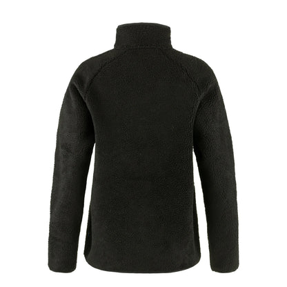 Fjallraven Womens Vardag Pile Fleece Black - The Sporting Lodge