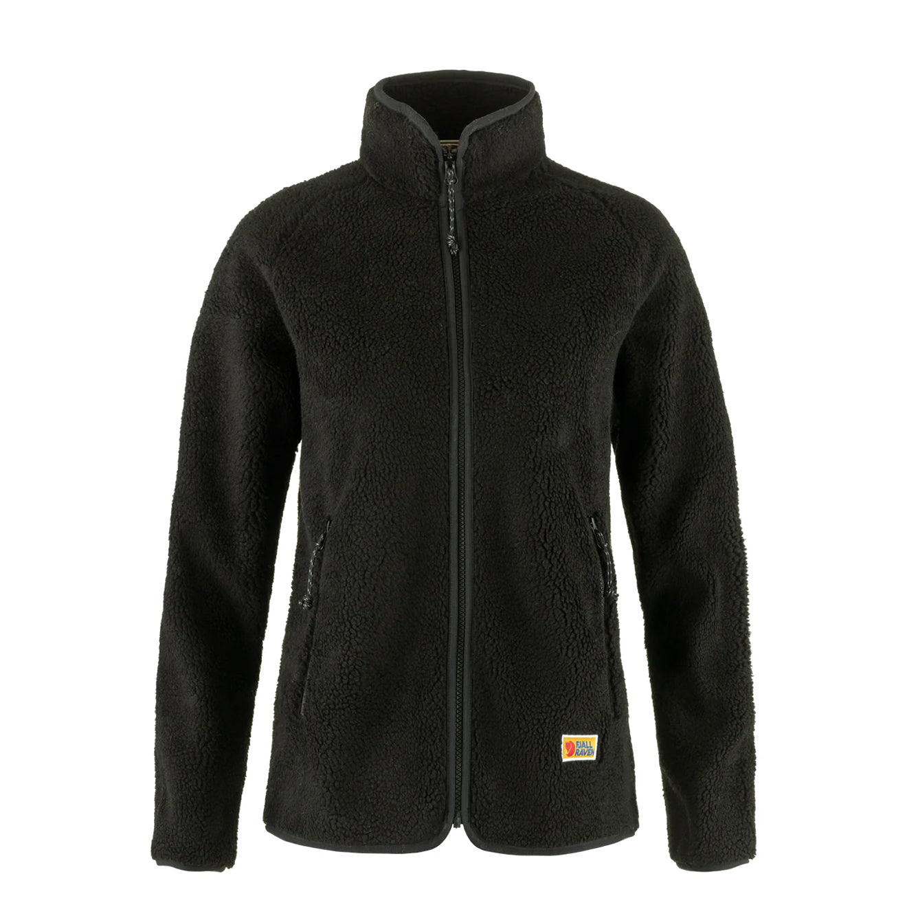Fjallraven Womens Vardag Pile Fleece Black - The Sporting Lodge