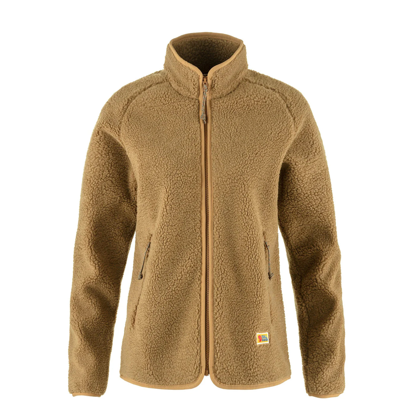 Fjallraven Womens Vardag Pile Fleece Buckwheat Brown - The Sporting Lodge