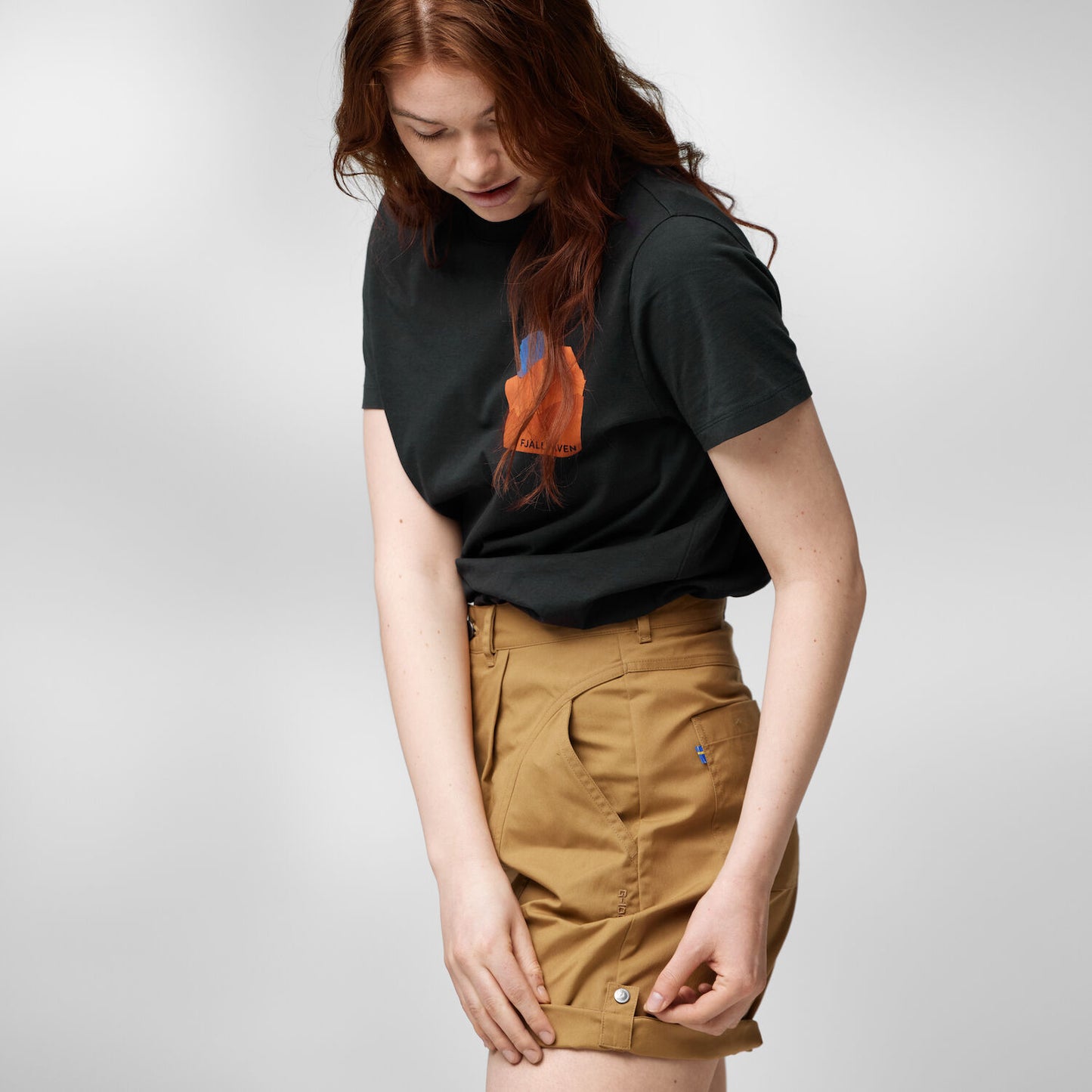 Fjallraven Womens Vardag Shorts Buckwheat Brown