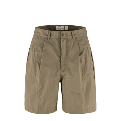 Fjallraven Womens Vardag Shorts Suede Brown - The Sporting Lodge