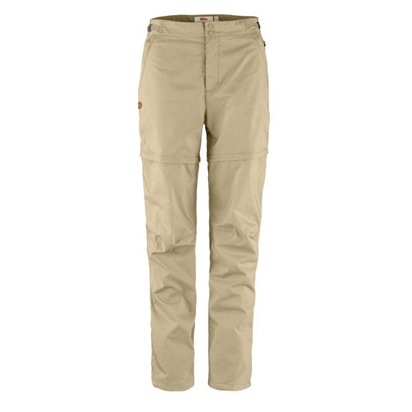 Fjallraven Womens Abisko Hike Zip-Off Trousers Reg Leg Fossil | The  Sporting Lodge