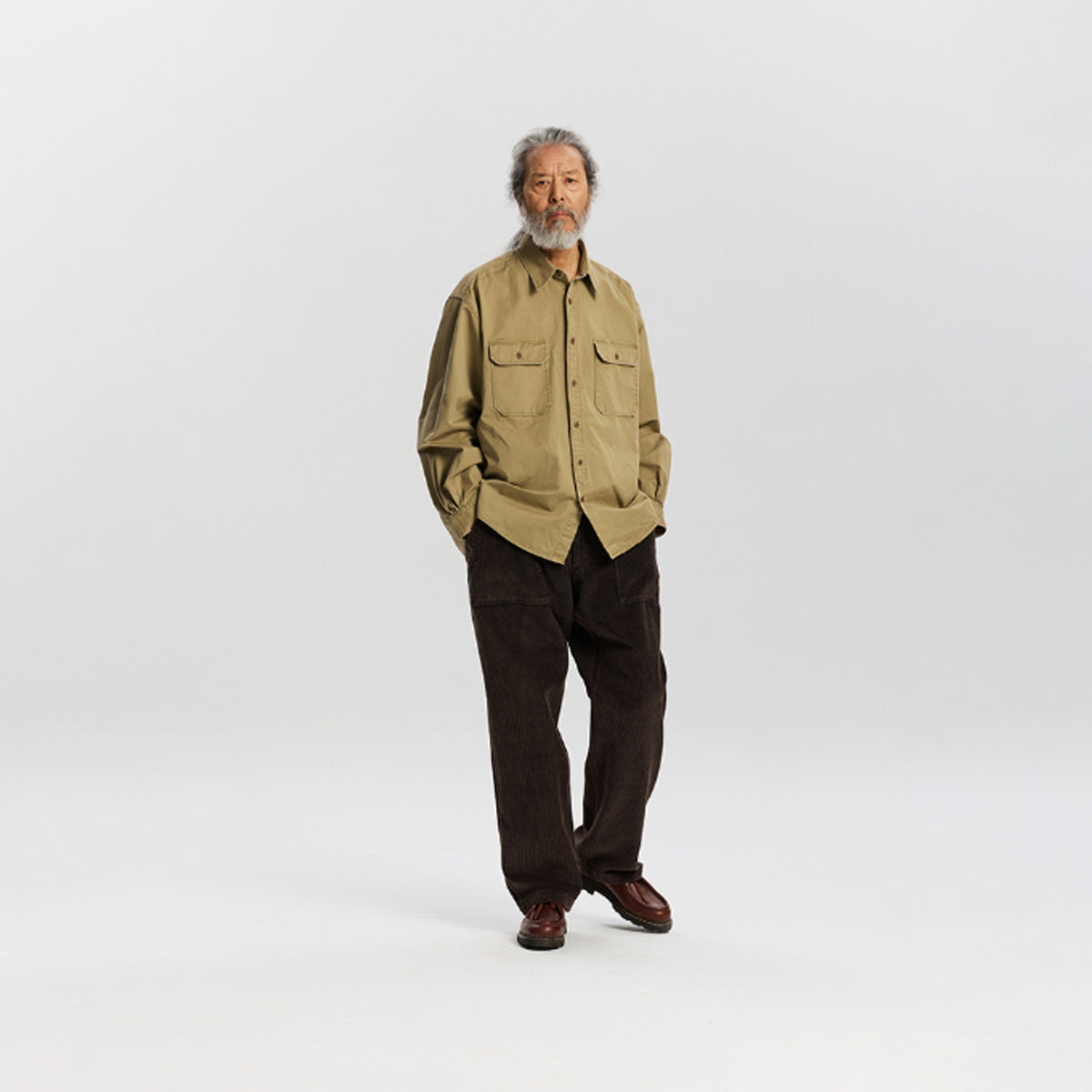 Frizmworks Chino Officer Shirt Khaki