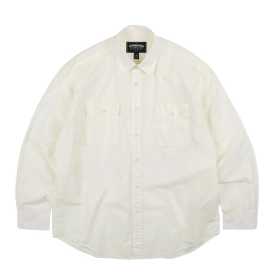 Frizmworks Cigarette Pocket Typewriter Shirt Butter - The Sporting Lodge
