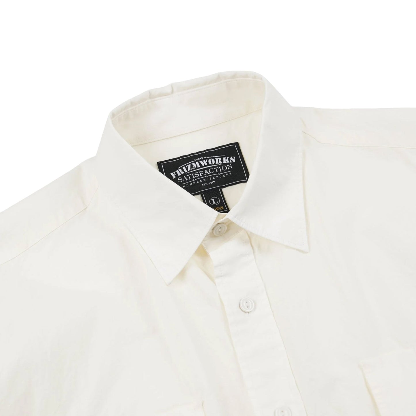 Frizmworks Cigarette Pocket Typewriter Shirt Butter - The Sporting Lodge