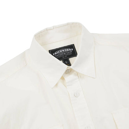 Frizmworks Cigarette Pocket Typewriter Shirt Butter - The Sporting Lodge