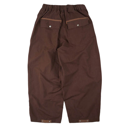 Frizmworks Fold Fatigue Wide Pants Brown