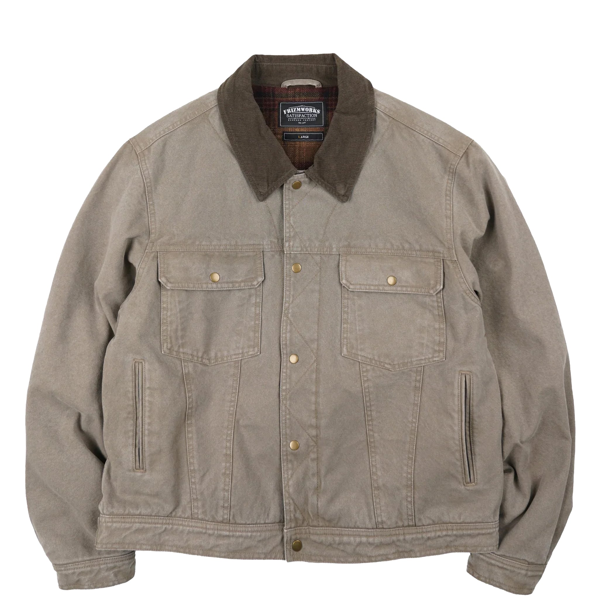 Frizmworks Heavy Canvas Storm Trucker Jacket Mud – The Sporting Lodge