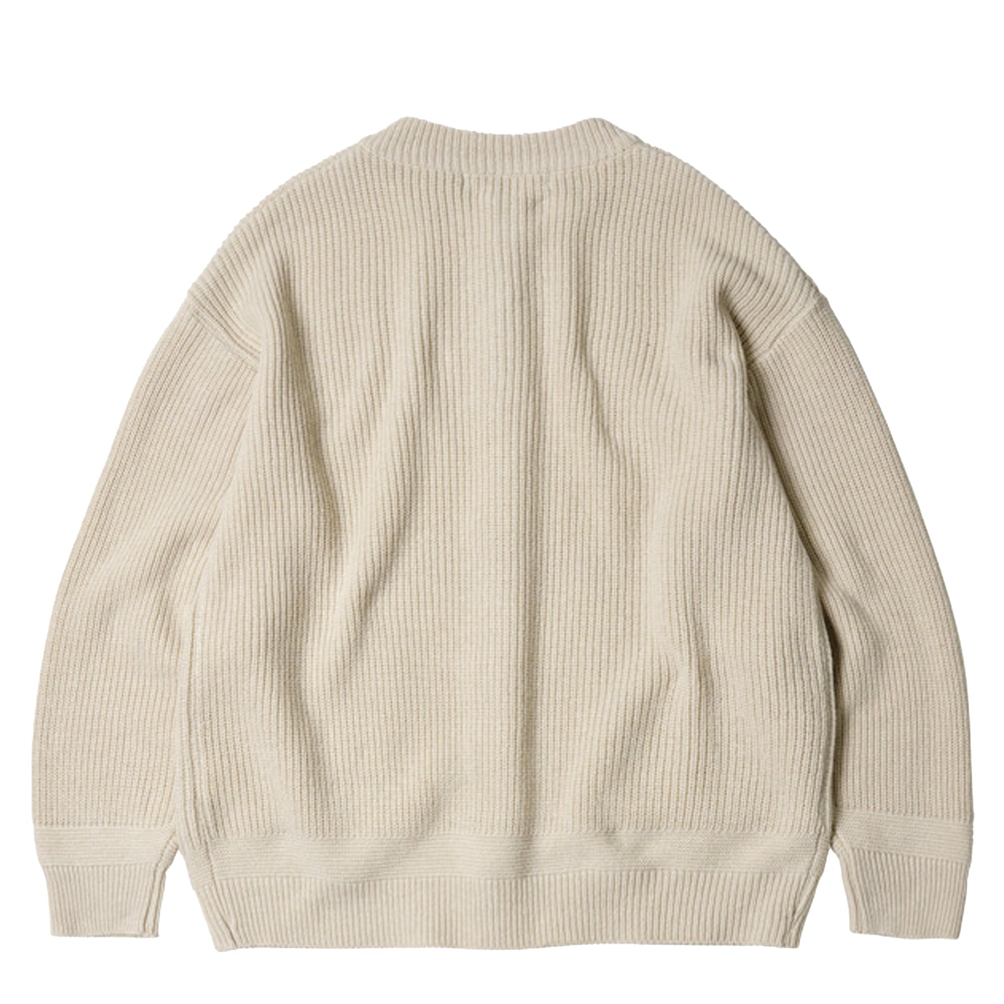 Frizmworks Heavy Wool Round Cardigan Cream