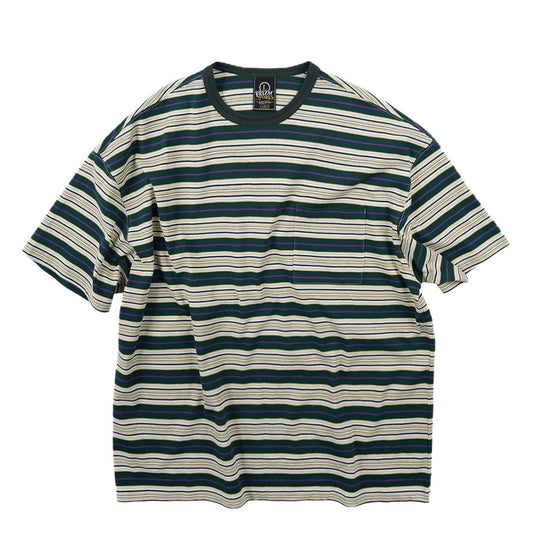 Frizmworks Horizon Stripe Half S/S Tee Dark Green - The Sporting Lodge