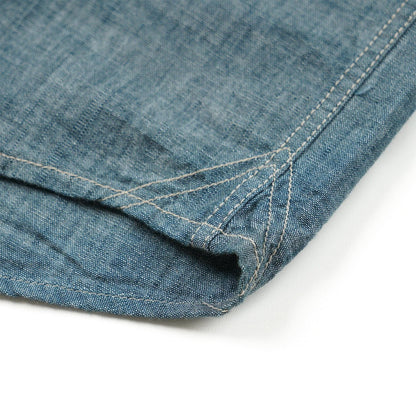 Frizmworks Kuroki Chambray Work Shirt Washed Blue