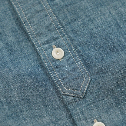 Frizmworks Kuroki Chambray Work Shirt Washed Blue