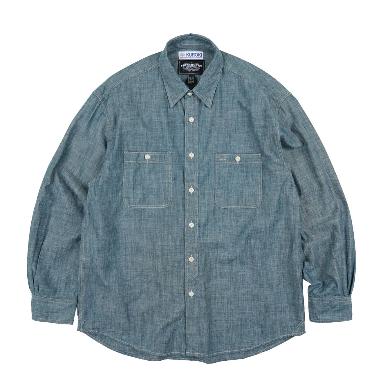 Frizmworks Kuroki Chambray Work Shirt Washed Blue – The Sporting Lodge