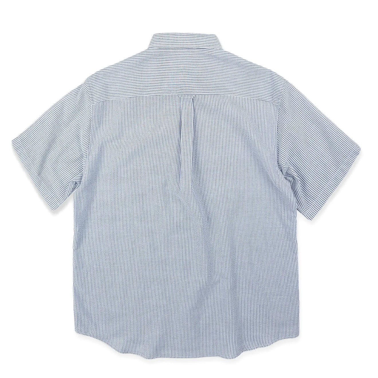 Frizmworks OG Stripe Seersucker Half Shirt Blue