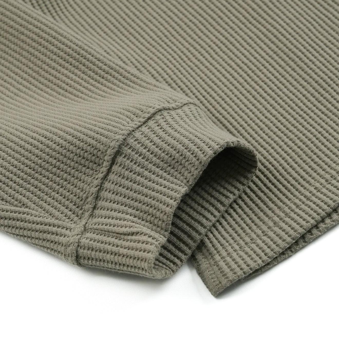 Frizmworks Oversized Waffle Pocket L/S Tee Light Olive
