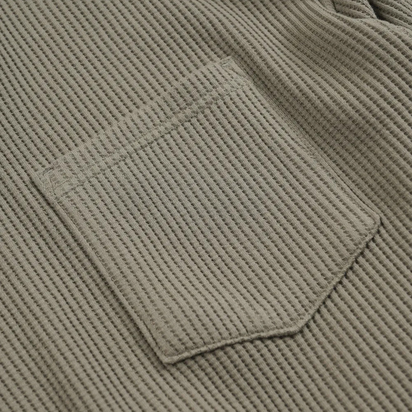 Frizmworks Oversized Waffle Pocket L/S Tee Light Olive