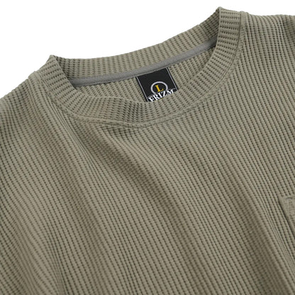 Frizmworks Oversized Waffle Pocket L/S Tee Light Olive