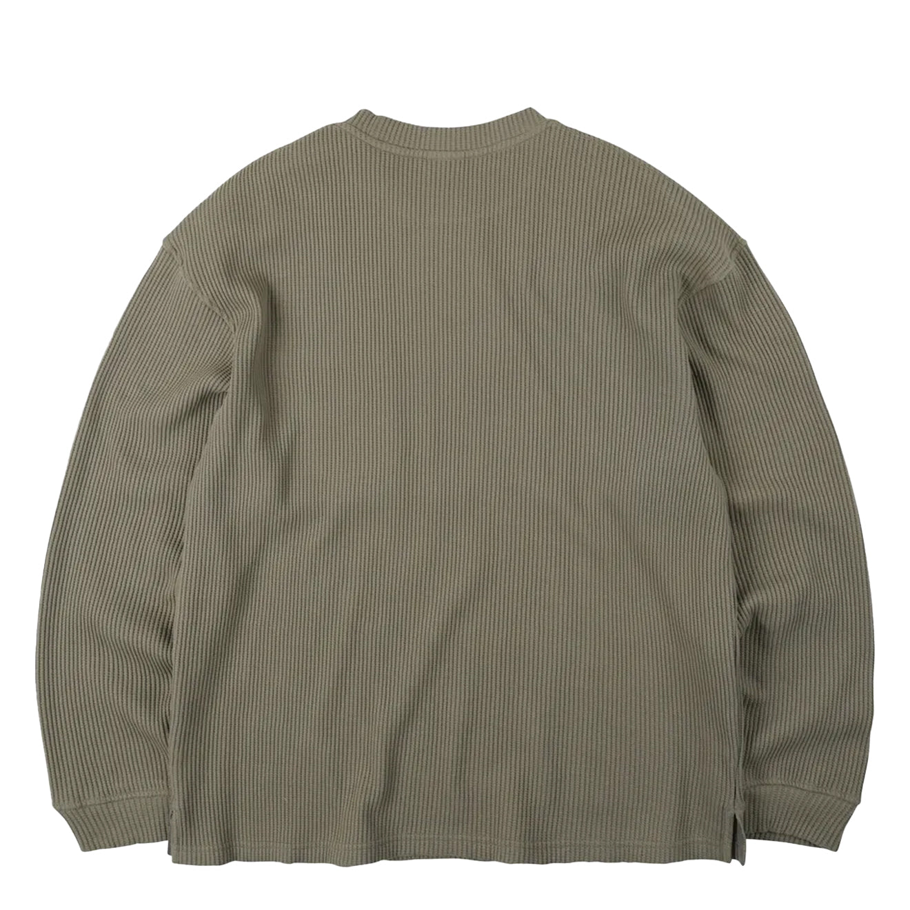 Frizmworks Oversized Waffle Pocket L/S Tee Light Olive