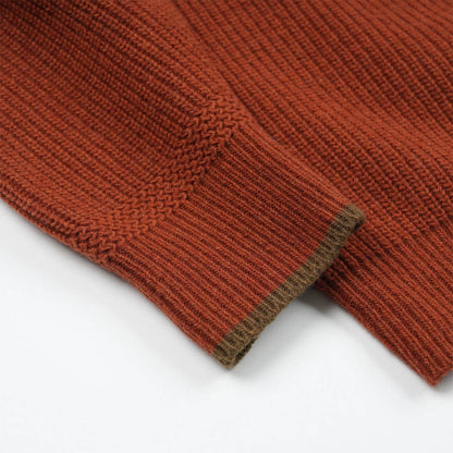 Frizmworks Patch Round Pullover Knit Brick