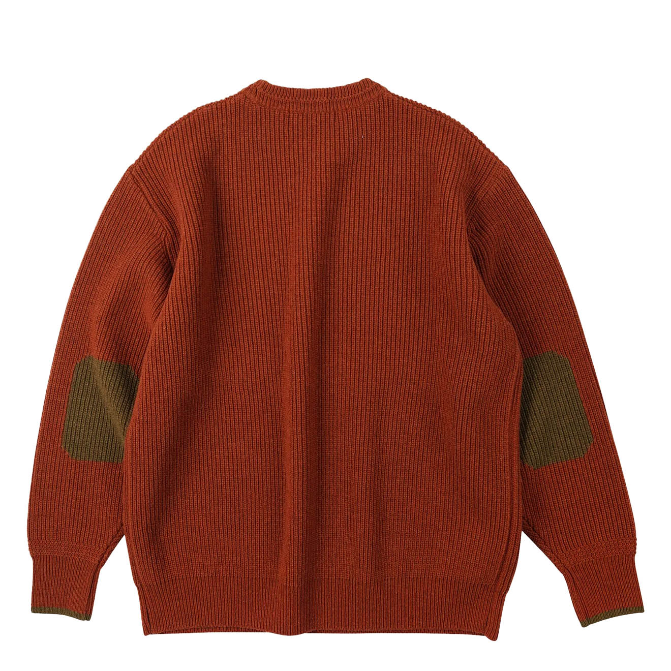 Frizmworks Patch Round Pullover Knit Brick