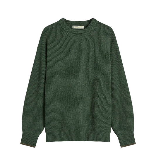 Frizmworks Patch Round Pullover Knit Forest Green