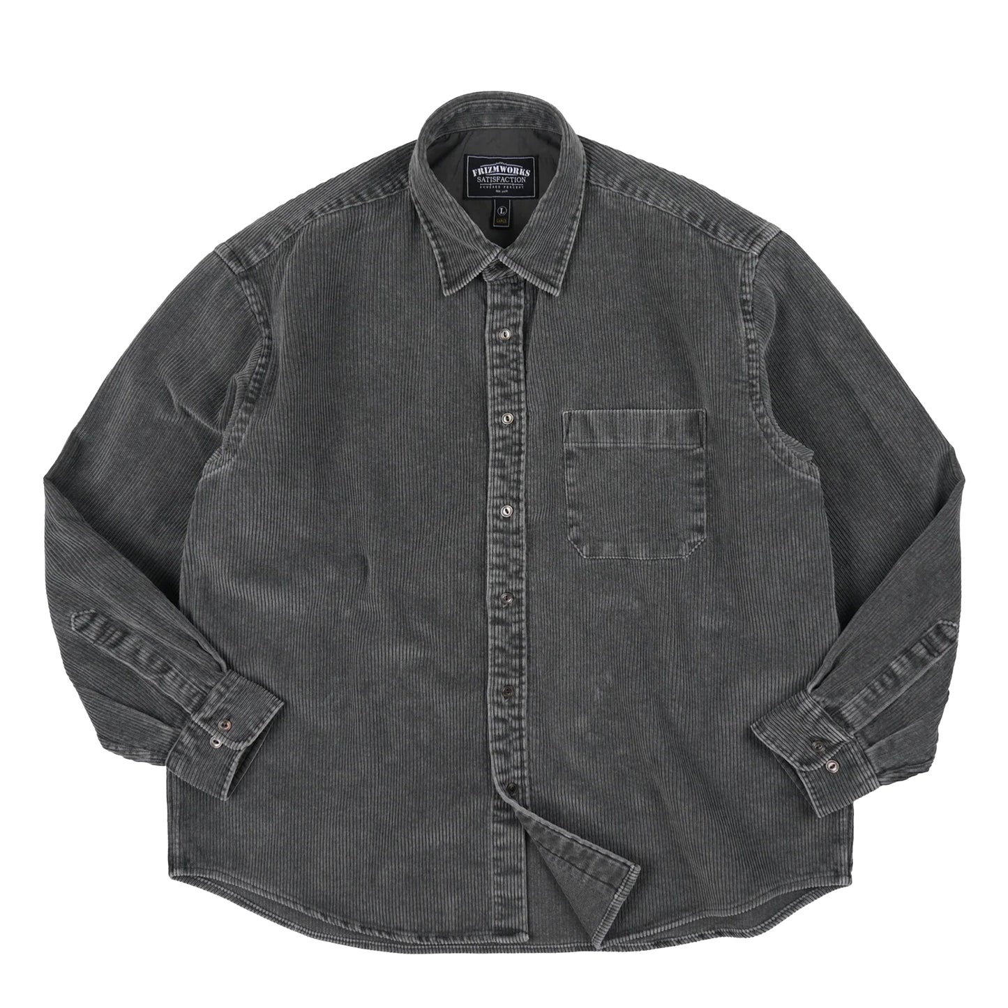 Frizmworks Pigment 8W Corduroy Shirt 002 Charcoal