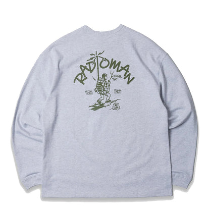 Frizmworks Radio Man Long Sleeve Tee White Melange - The Sporting Lodge
