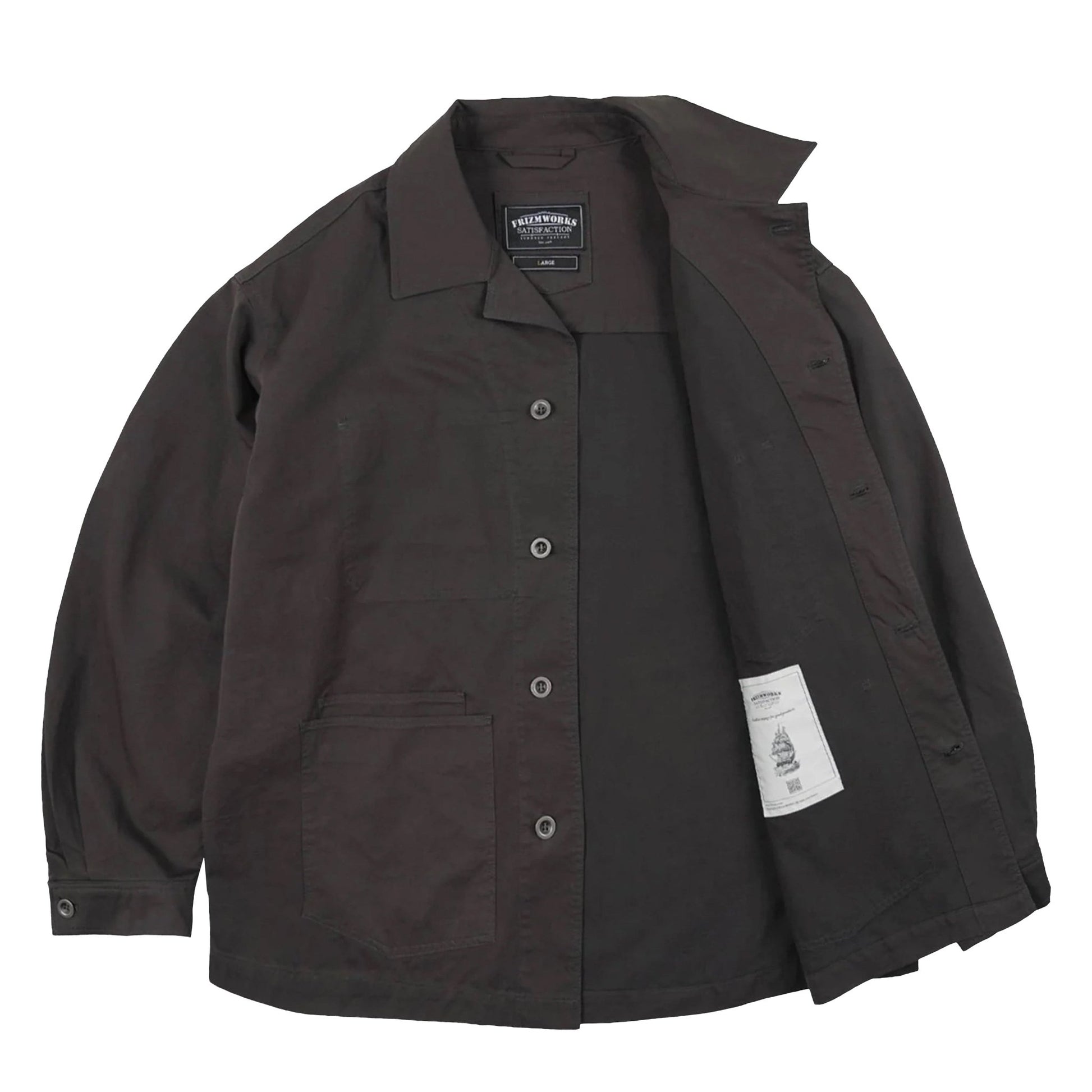 Frizmworks Relaxed Coverall Jacket Charcoal - The Sporting Lodge