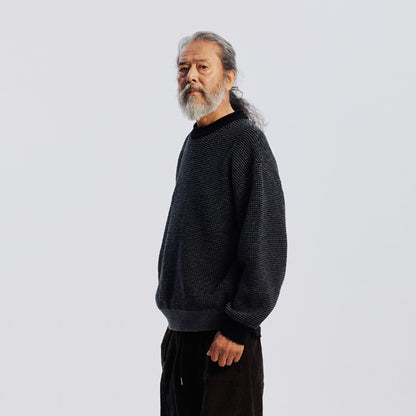 Frizmworks Rollneck Ringer Knit Black