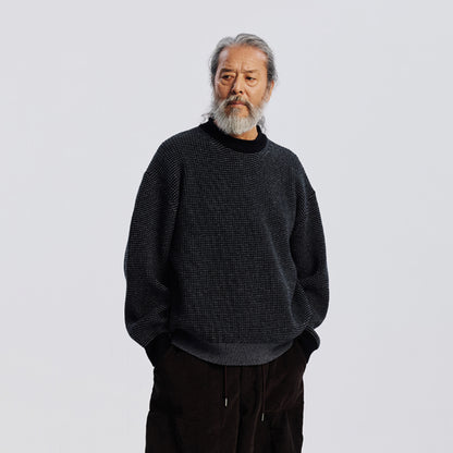 Frizmworks Rollneck Ringer Knit Black