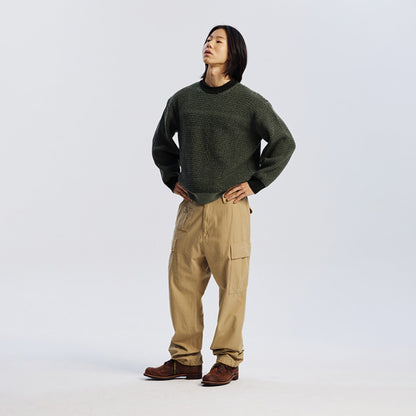 Frizmworks Rollneck Ringer Knit Olive