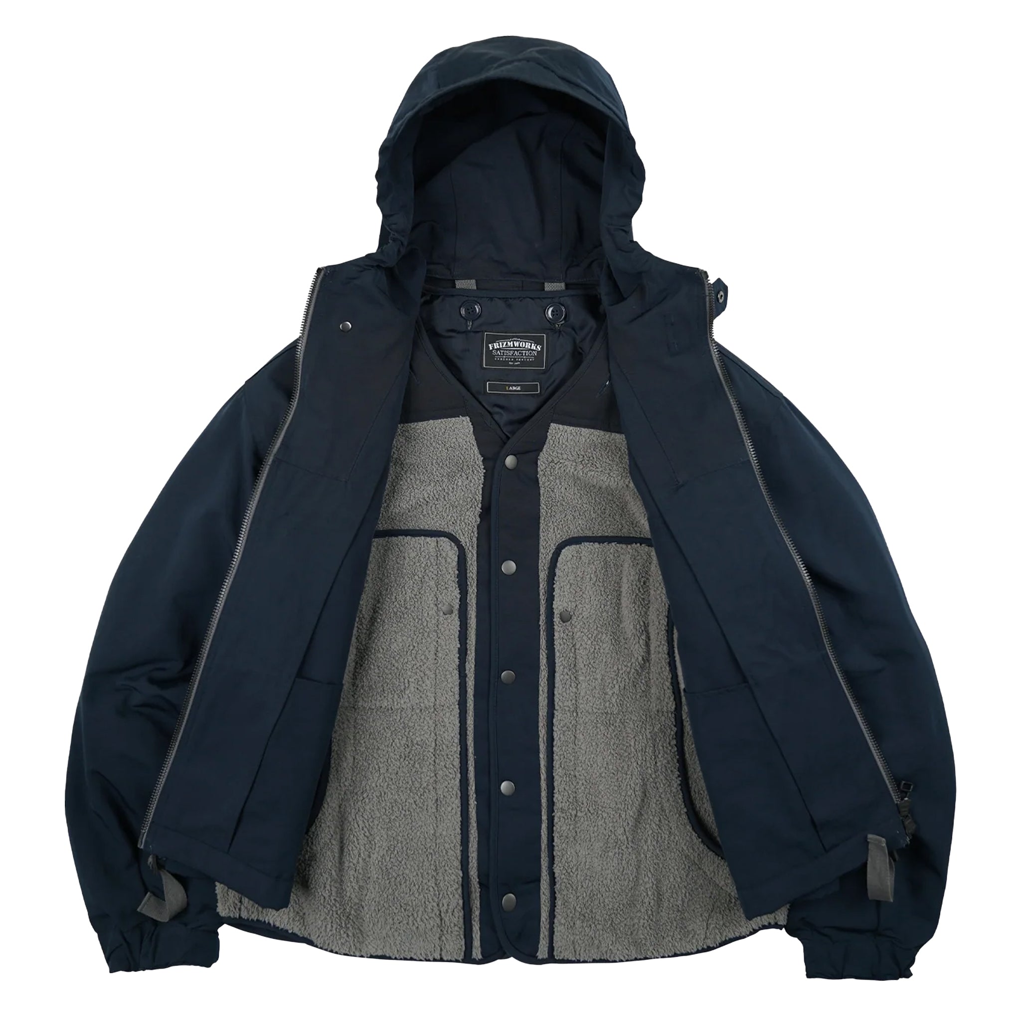Frizmworks Smock Hooded Parka 002 Navy – The Sporting Lodge