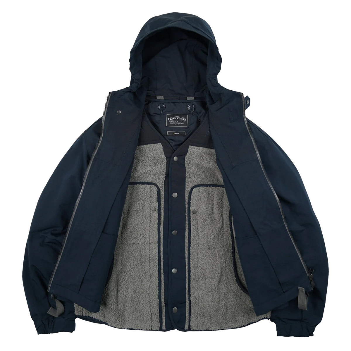 Frizmworks Smock Hooded Parka 002 Navy
